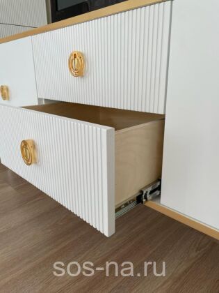 Тумба ТВ Глория 2 ящика + 2 двери